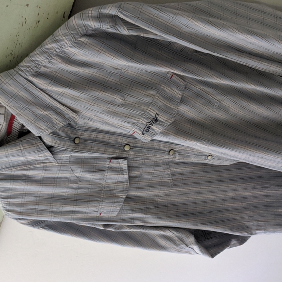 ORVIS I Trout Bum Long Sleeve Plaid Western Style Vented Shirt, M - Picture 13 of 15